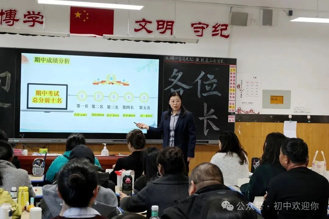 心向暖阳凝合力，家校共筑成长路 | 私立一中初中部家长会