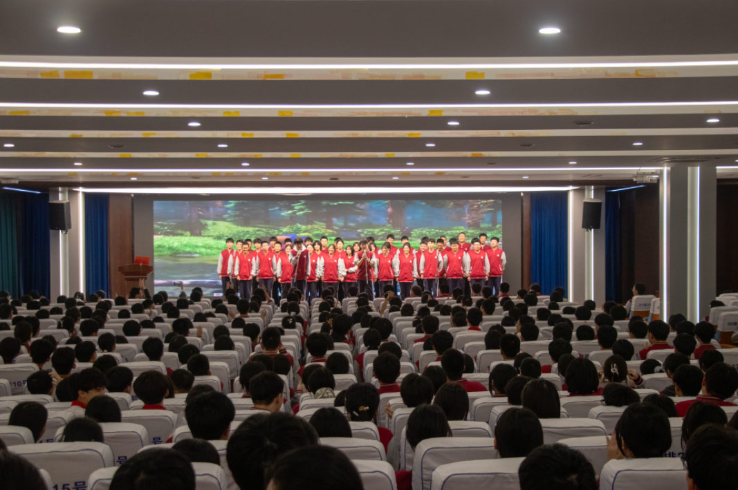 歌声嘹亮 青春当燃丨 高一B部班级合唱比赛燃爆现场！