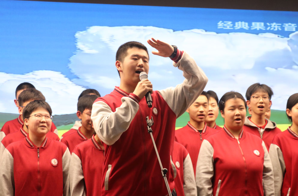 歌声嘹亮 青春当燃丨 高一B部班级合唱比赛燃爆现场！