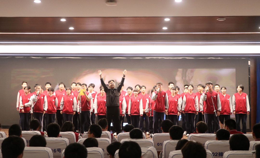 歌声嘹亮 青春当燃丨 高一B部班级合唱比赛燃爆现场！