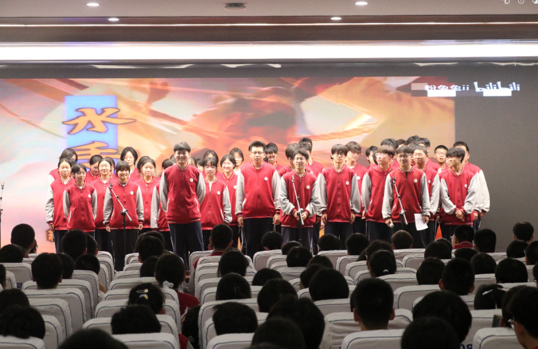 歌声嘹亮 青春当燃丨 高一B部班级合唱比赛燃爆现场！